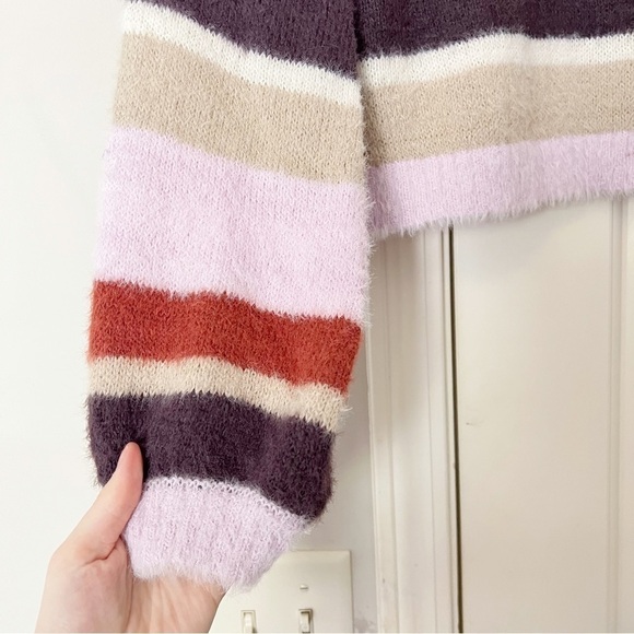 Louna Multi Striped High Neck Sweater - Picture 7 of 12